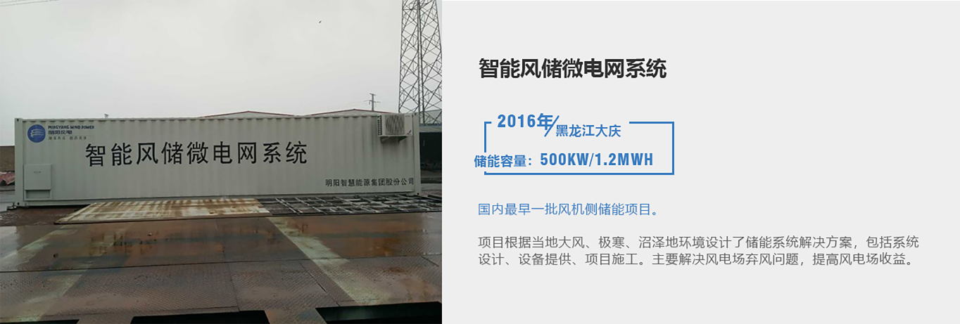智能风储微电网系统